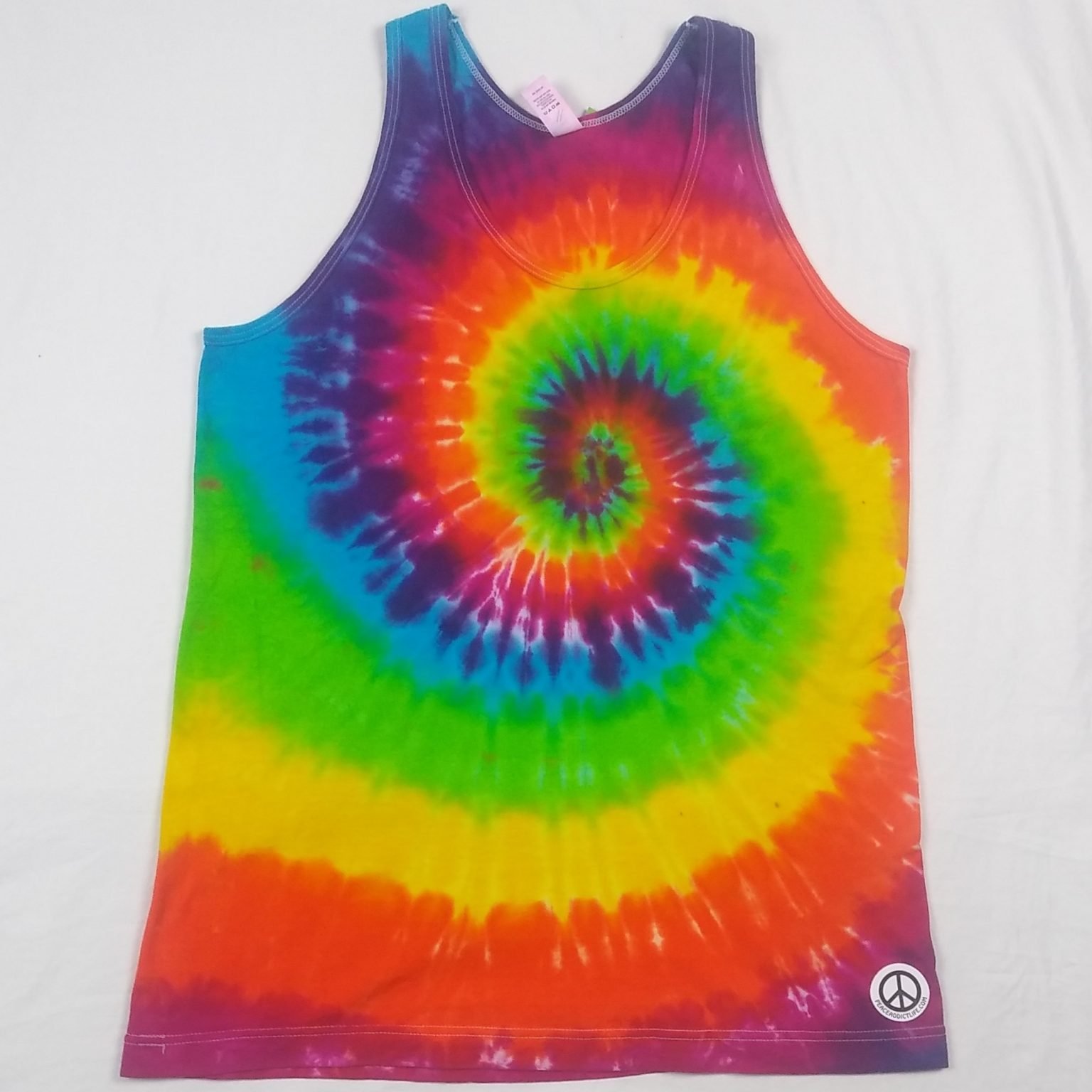 White Rainbow Spiral T-Shirt