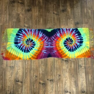 Electric Rainbow Spiral Pashmina
