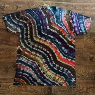 Tie Dye, Geode Layers, T-Shirt, Handmade, Local Made