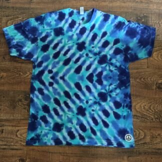 Tie Dye, Water Ripples, T-Shirt, Handmade, Local Made