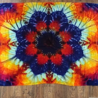 Tie Dye, Flower, Tapestry, Handmade, Local Art
