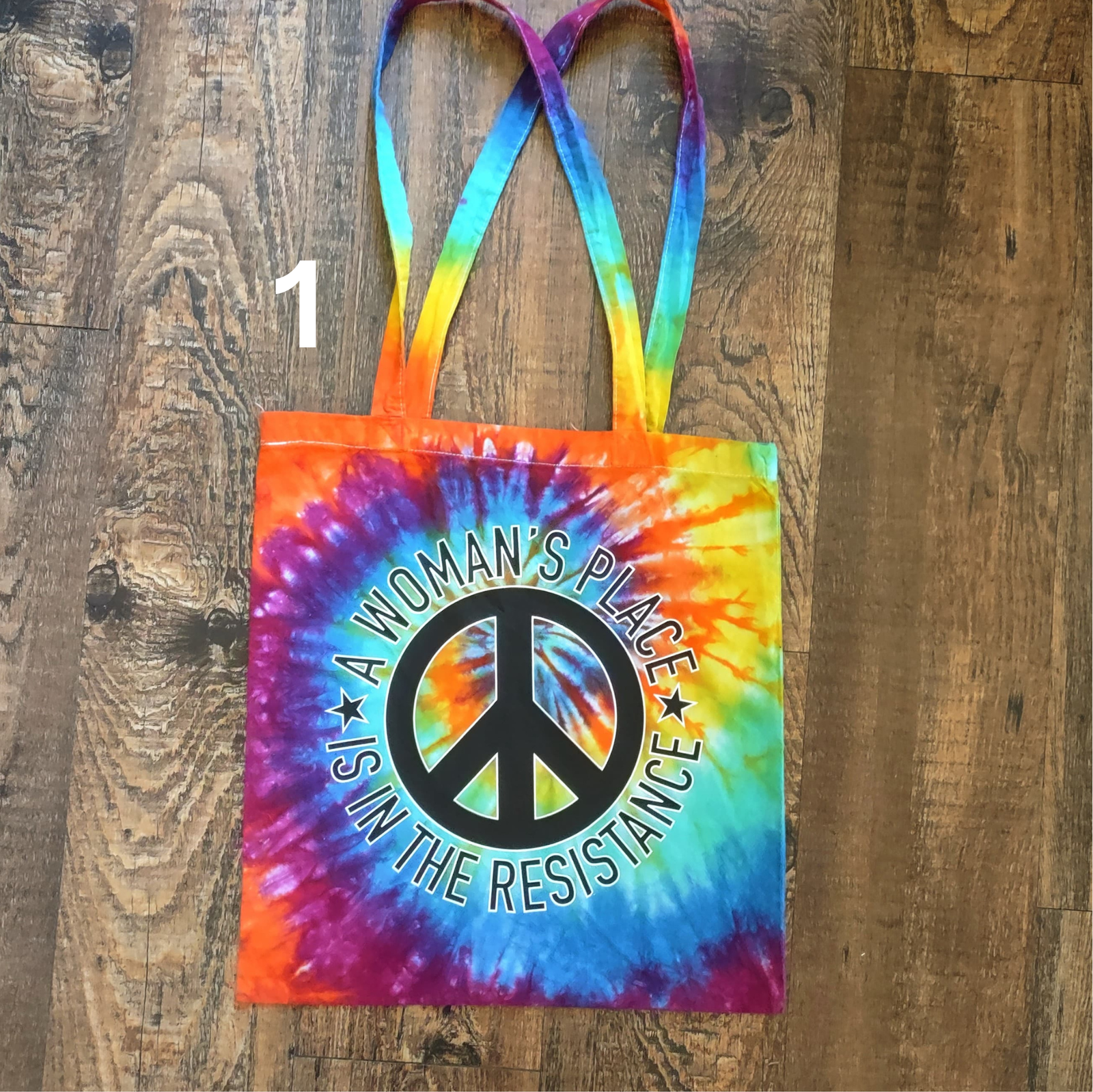 A Woman's Place Belongs In The Resistance Tote Bag - Image 2